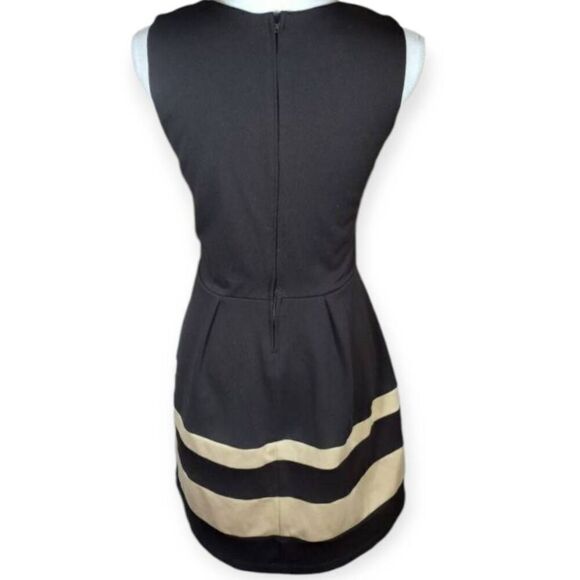 IZ BYER BLACK & BEIGE DRESS SZ.13 EUC - Picture 5 of 8